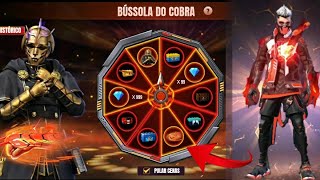 EVENTO BÚSSOLA DO COBRABÚSSOLA DE PRÊMIOS  FREE FIRE PEGUEI O PUNHO DO COBRA GASTANDO DIMAS💎🔥 [upl. by Notneb]