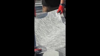 Torch down Felt BUR Roof Waterproofing Demo shorts [upl. by Garwin]