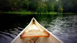 Canoeing in Canada  HD Nature  Relaxing River Sights and Sounds while Paddling [upl. by Hwang]