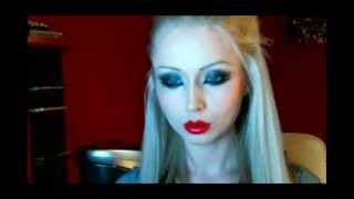 Valeria Lukyanova Amatue MakeUp  gothic [upl. by Ellennahs]