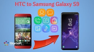 Transfer Copy or Move Contents from HTC to Samsung Galaxy S9 [upl. by Morry]