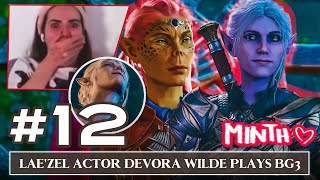 Laezel actor Devora Wilde plays Baldurs Gate 3  Part 12  Minthara Romance [upl. by Terces]