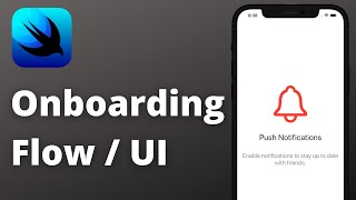 SwiftUI Create Onboarding Flow Interface 2021 Xcode 12 SwiftUI 20  iOS Development [upl. by Richey144]