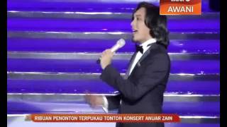 Ribuan penonton terpukau persembahan Anuar Zain [upl. by Airtened996]