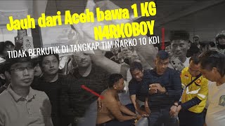 Jauh dari ACEH datang selundupkan 1 kg N4RKOBOY di Kota Kendari dua pria diringkus tim Narko 10 KDI [upl. by Amsirahc]