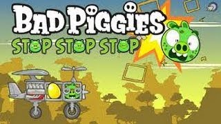 Bad Piggies Stop Stop Stop  Bad Piggies Game Remake [upl. by Anoo]