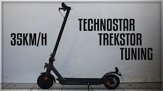 Technostar amp Trekstor Tuning  TES 200  EG31  Geschwindigkeit auf 35kmh erhöhen [upl. by Laurin]