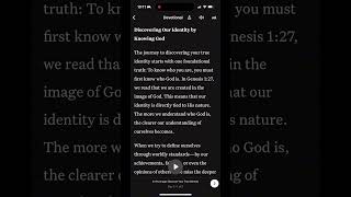 In His Image Bible Reading Plan YouVersion Bible App biblestudy youversion devotional identity [upl. by Roxie53]