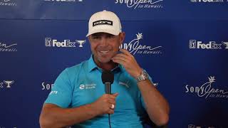 Gary Woodland Tuesday Press Conference 2024 Sony Open in Hawaii [upl. by Olen]