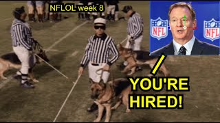 Referee School for the Blind Shows Up in NFLOL Week 8 [upl. by Emmons191]