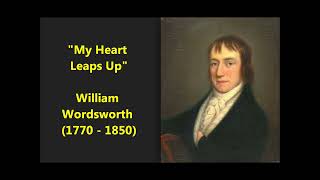 quotMy Heart Leaps Upquot William Wordsworth poem My heart leaps up when I behold a rainbow in the sky [upl. by Placeeda]