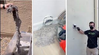 One Hour Oddly Satisfying ASMR Dryer Vent CleaningUnclogging Compilation [upl. by Yks]