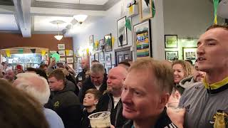 Glen Rovers fans celebrate winning the Senior A championship in the clubhouse The Goat Broke Loose [upl. by Anerda125]