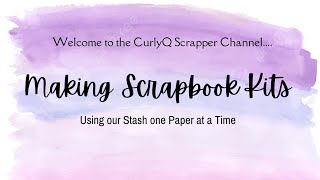 Scrapbook Kits from Paper Pads  Tearing Down Paper Pads  Scrapbook  Scrapbook Ideas  Kits 2024 [upl. by Llerrem127]