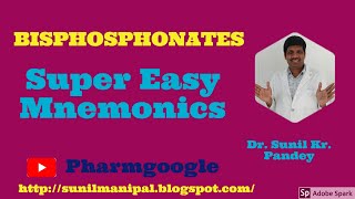 Bisphosphonates classification II Bisphosphonates mnemonics II [upl. by Yadnus]