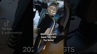 2024 Vespa GTS Super Tech 300 Top Speed [upl. by Notsruht]