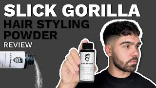 Slick Gorilla Hair Styling Powder  Product Review [upl. by Netnert]