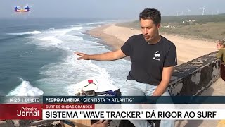 Big Wave Tracker on SIC Notícias [upl. by Longfellow]