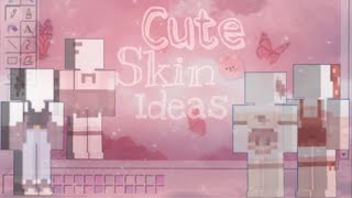 Pixel Gun 3D Cute Girl Skin Ideas 🍓 [upl. by Anelahs645]