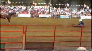 Calf Roping  Davie and Inverness Rodeo  1999 [upl. by Ateekan740]