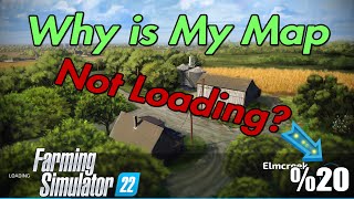 FS22 Why is my Map not loading How to Fix a Frozen Loading screen Tutorial [upl. by Eastman]