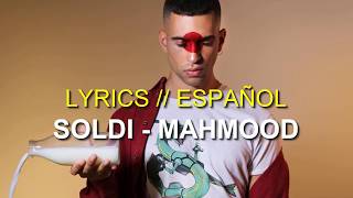 Mahmood  Soldi Lyrics  Sub Español [upl. by Tonya205]