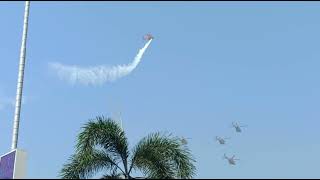 Mumbai Air Show in marine drive sea  Air show I A F stunts aerial acrobatics  Air show 2024 [upl. by Henden]