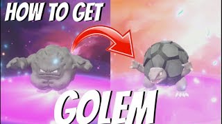 HOW TO GET GOLEM POKEMON LETS GO PIKACHU AND EEVEE HOW TO EVOLVE GRAVELER BEST METHOD [upl. by Laszlo]