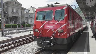 Glacier Express Brig → Sankt Moritz Juli 2018 [upl. by Ahsai]