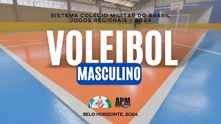 VÔLEI MASC  CMBH X CMCG  Jogos da Amizade Regionais CentroOeste 2024 [upl. by Brynne956]