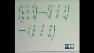 Matematica II Esercitazioni Lez 02 Applicazioni lineari e matrici [upl. by Earased]