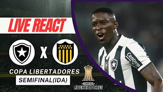 LIVE REACT BOTAFOGO X PENAROL  LIBERTADORES 2024  SEMIFINALIDA  23102024 [upl. by Lilithe681]