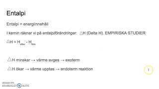 1 Terokemi Endoterm exoterm entalpi [upl. by Adiol675]