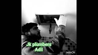 plumbingwork ceiling shower subscribe jk plumbers [upl. by Akenihs]