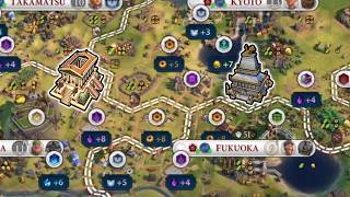 CRAZY START TO A CIV 6 TOURNAMENT  Civ VI Multiplayer Hojo Tokimune Full Game [upl. by Frederica]