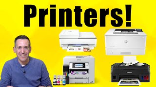 Printer Buying Guide Ink vs Laser  Tank vs Subscription and More [upl. by Diannne]