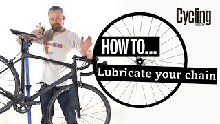 How to lubricate your bicycle chain  Cycling Weekly [upl. by Wilsey48]