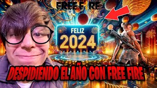 🎉🥳 ESPERANDO EL 2024 JUGANDO AL FREE FIRE CON SUSCRIPTORES [upl. by Odine]