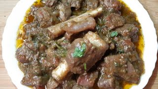 Peshawari Namkeen Gosht with gravy l मटन की टेस्टी रेसिपी कम मसालों के साथ [upl. by Isidro468]