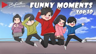 BFIVE FUNNY MOMENTS TOP10 MILLION VIEWS  Pinoy Animation [upl. by Elleirda456]