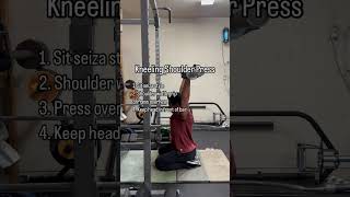 Kneeling Shoulder Press [upl. by Stalker]