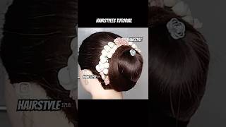 Hairstyle tutorial🌼✅hairstyleshairstylehairhairideashairhacksviralhacksviralshortshorttips [upl. by Ymirej]