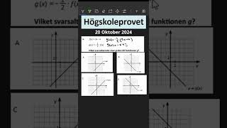 Högskoleprovet 2024 högskoleprovet tips tricks matematik matte utbildning shorts short [upl. by Spiro]