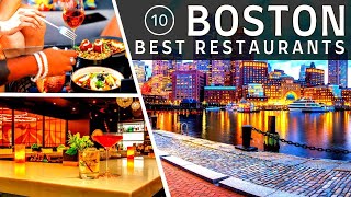 The 10 Best Restaurants in Boston You Have to Try  Where to Eat in Boston [upl. by Enytsirk]