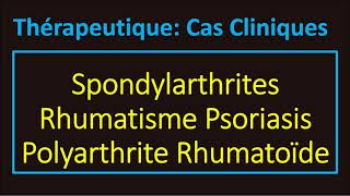 Traitements Rhumatisme inflammatoire Spondylarthrite Rhumatisme psoriasique Polyarthrite Rhumatoïde [upl. by Ellennaj555]