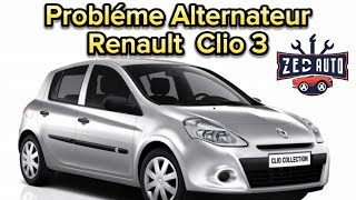 Renault Clio 3 12 D4f Probléme dalternateur [upl. by Burr]