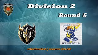 Atlasbasket  Div 2Round 6  VIKINGS vs COLDnSTEAK WARRIORS [upl. by Rafaelia]