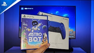 ASTROBOT  COBALT BLUE DUALSENSE UNBOXING  ASMR [upl. by Nylitsirk]