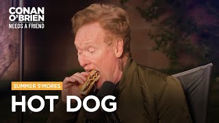 Conan Refuses To Put Ketchup On His Hot Dog  Conan OBrien Needs A Friend [upl. by Etnahs393]