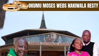 WEDDING MASS  OKUMU MOSES WEDS NAKIWALA RESTY AT ST JAMES CATHOLIC PARISH BBIINA [upl. by Llenrod]